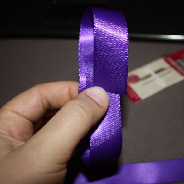 How to Make Square Bows wedding diy bow purple card box teal