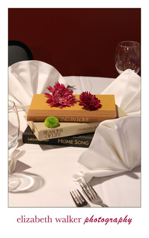 Book Centerpieces :  wedding centerpieces books vintage Book Centerpiece