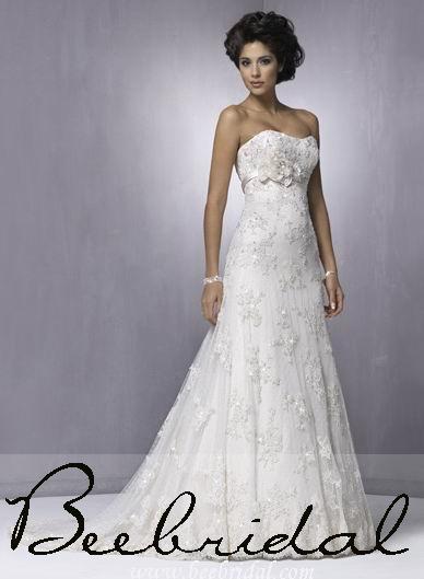 Romantic, Lace Ballgown :  wedding lace ballgown Lcd0003