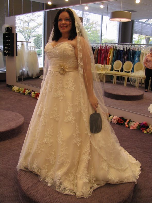 Any PLus size Mori Lee Brides out there? Let me see your pictures. :  wedding mori lee plus size 1 dresses mori lee 1603 IMG 4389