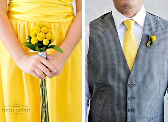 I also love the grey yellow combo but it isn't our wedding colors and 