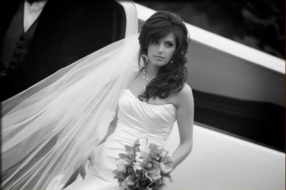 long wedding hairstyles with veil