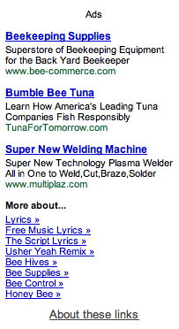 A sign I might spend too much time on the Bee :  wedding Picture 4