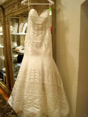 Share your dress's journey... From store to perfect for you! :  wedding alterations dress fitting neckline train WeddingDress