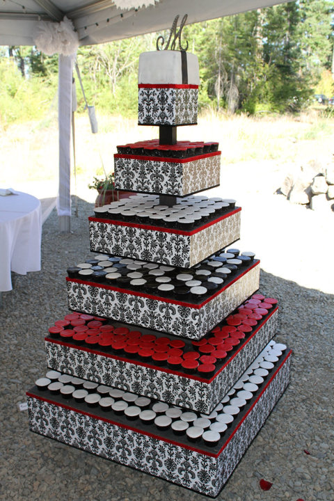 HUGE CUP CAKE STAND wedding cup cake stand damask huge wedding cake cup 
