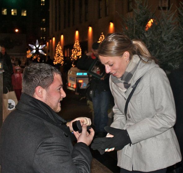 Were you just proposed to in NYC this past week? :  wedding 168483 181048558580880 100000272110947 548086 2060493 N