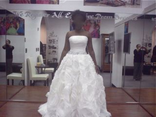 AA  Brides lets see your wedding dress married or not :  wedding aa brides show your wedding dress MyDress1