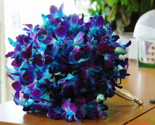 turquoise wedding bouquets