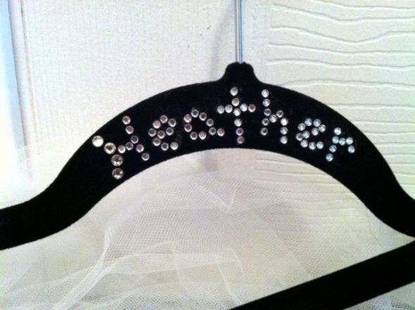 Bridesmaid Rhinestone Hangers wedding bridesmaid hangers rhinestone velvet