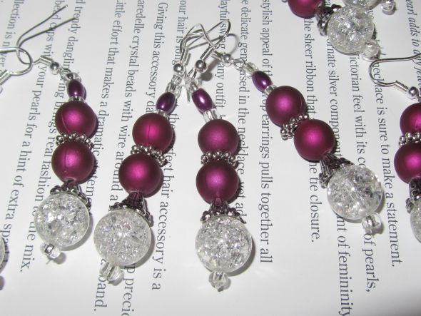 BM earrings