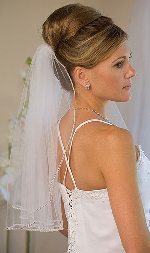 wedding hairstyles updos with veil