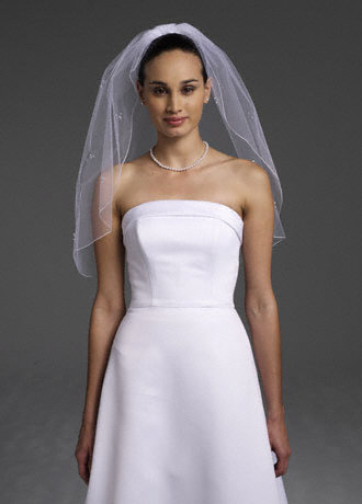Second thoughts about veil :(  Help please! :  wedding veil dress hair updo flower Veil
