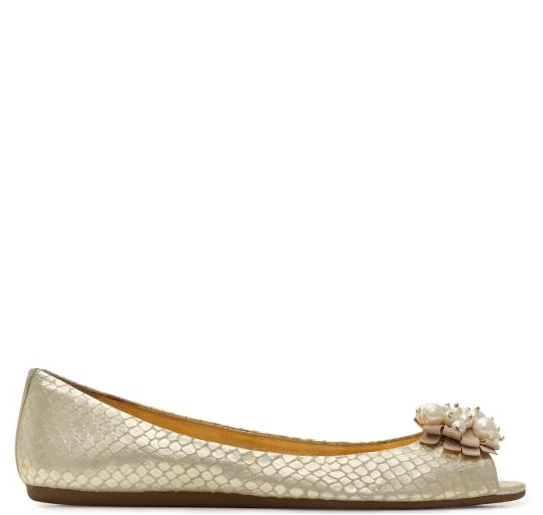 So I have a shoe obsession : wedding shoes flats peep toe pink blush Kate Spade Ollie