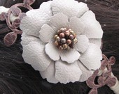 Hair accessories galore :  wedding flower beaded headband veil feathers hair Leather Headband