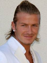 Brother has long hair - wedding day ideas? :  wedding Dbeckhamhair