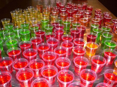 So no one showed to my bachelorette party :( :  wedding Jello Shots