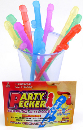 So no one showed to my bachelorette party :( :  wedding Rainbow Straws