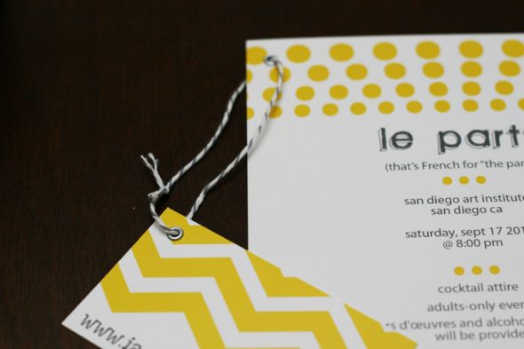My Modern + Affordable DIY Invitations : wedding modern invitation diy affordable cheap drawing yellow gray silver inspiration invitations IMG 7102s