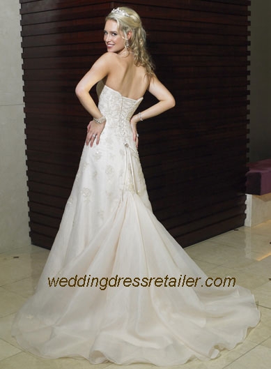 Can I see you in your dress? :  wedding dress J1014 Back