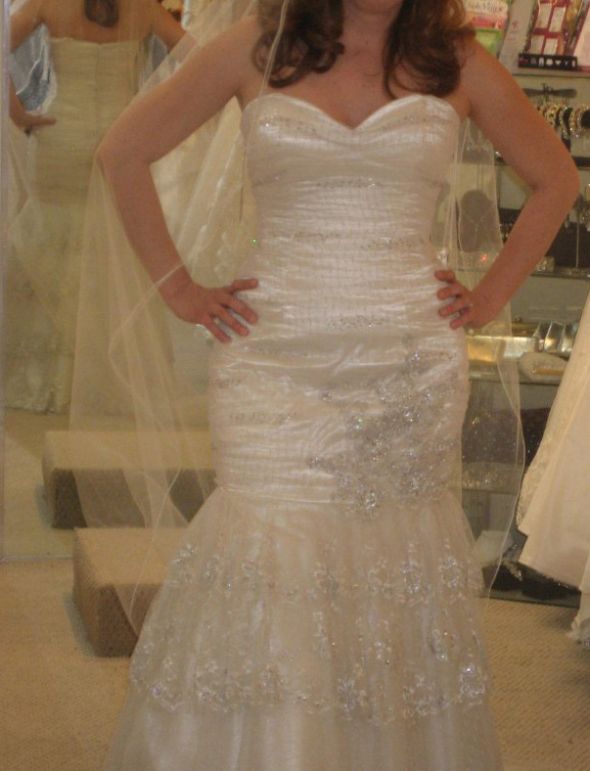 Did anyone know they had found the one before they even tried a dress on? :  wedding Dress Without Head With Back Visible