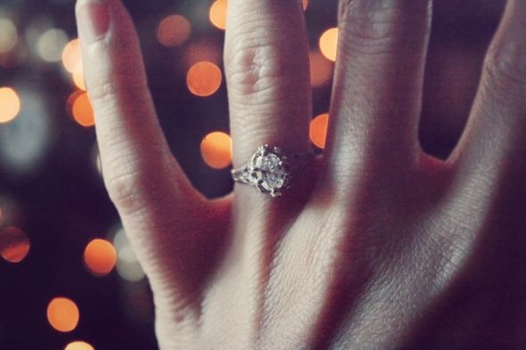No Longer Waiting!! =) :  wedding engagement Ring